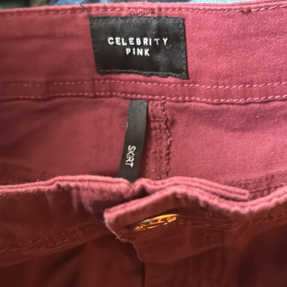 - Celebrity Pink Women's Skirt Red Designer Skirt Fall. - Picture 6 of 9